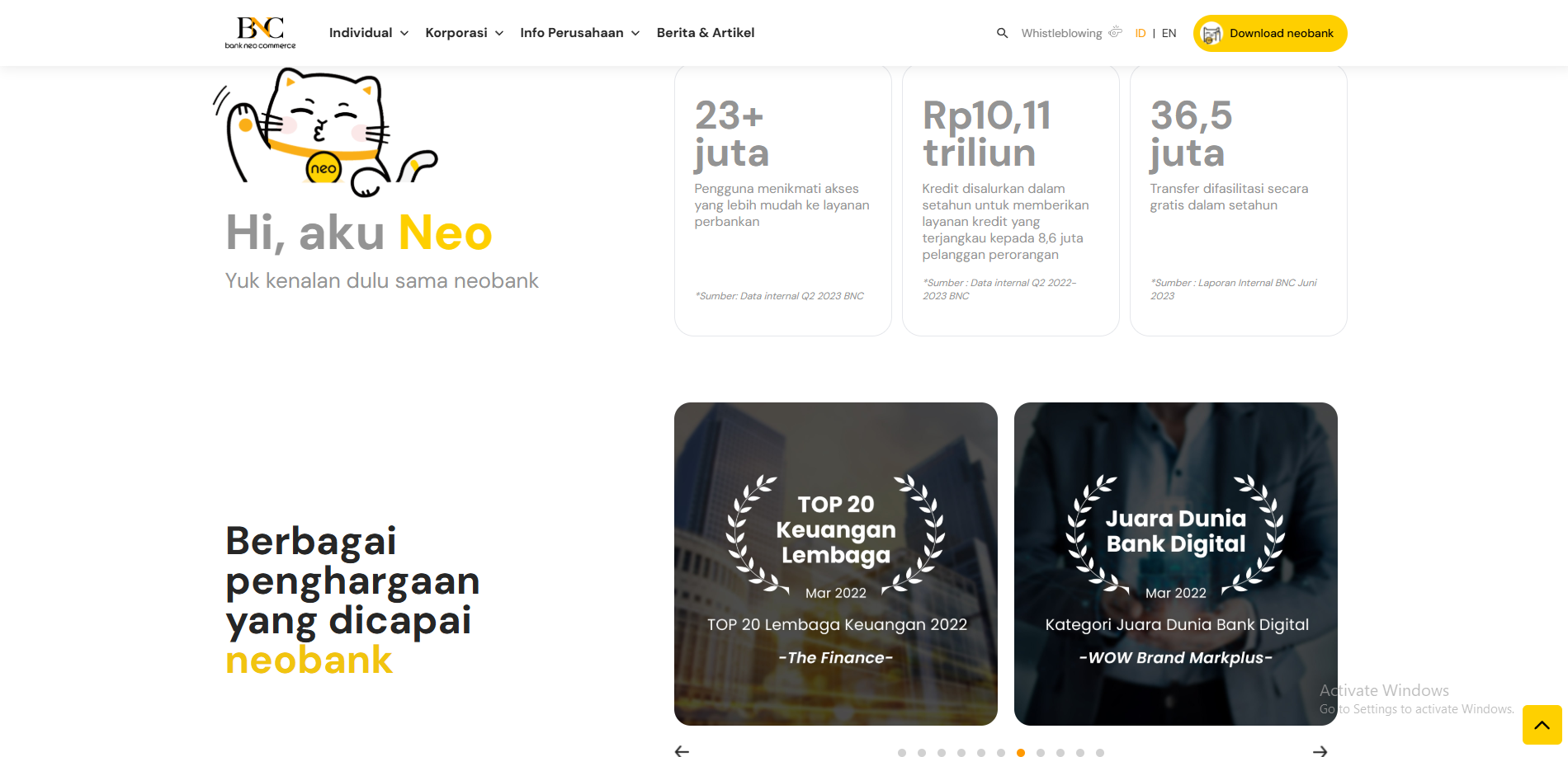 Bank Neo Commerce