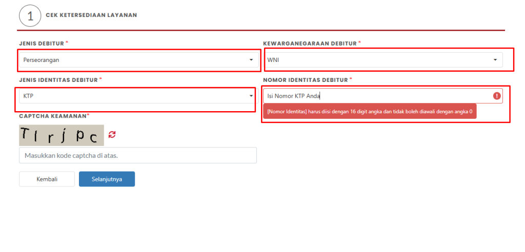 Data Diri Cara Cek BI Checking