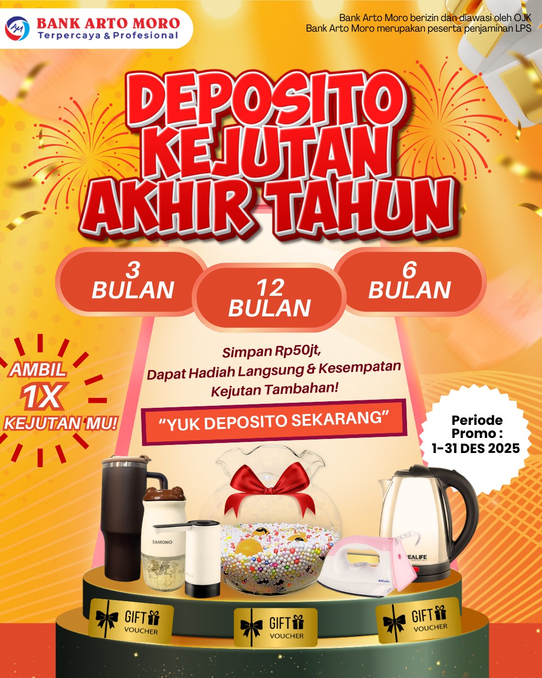 Promo Deposito Kejutan Akhir Tahun