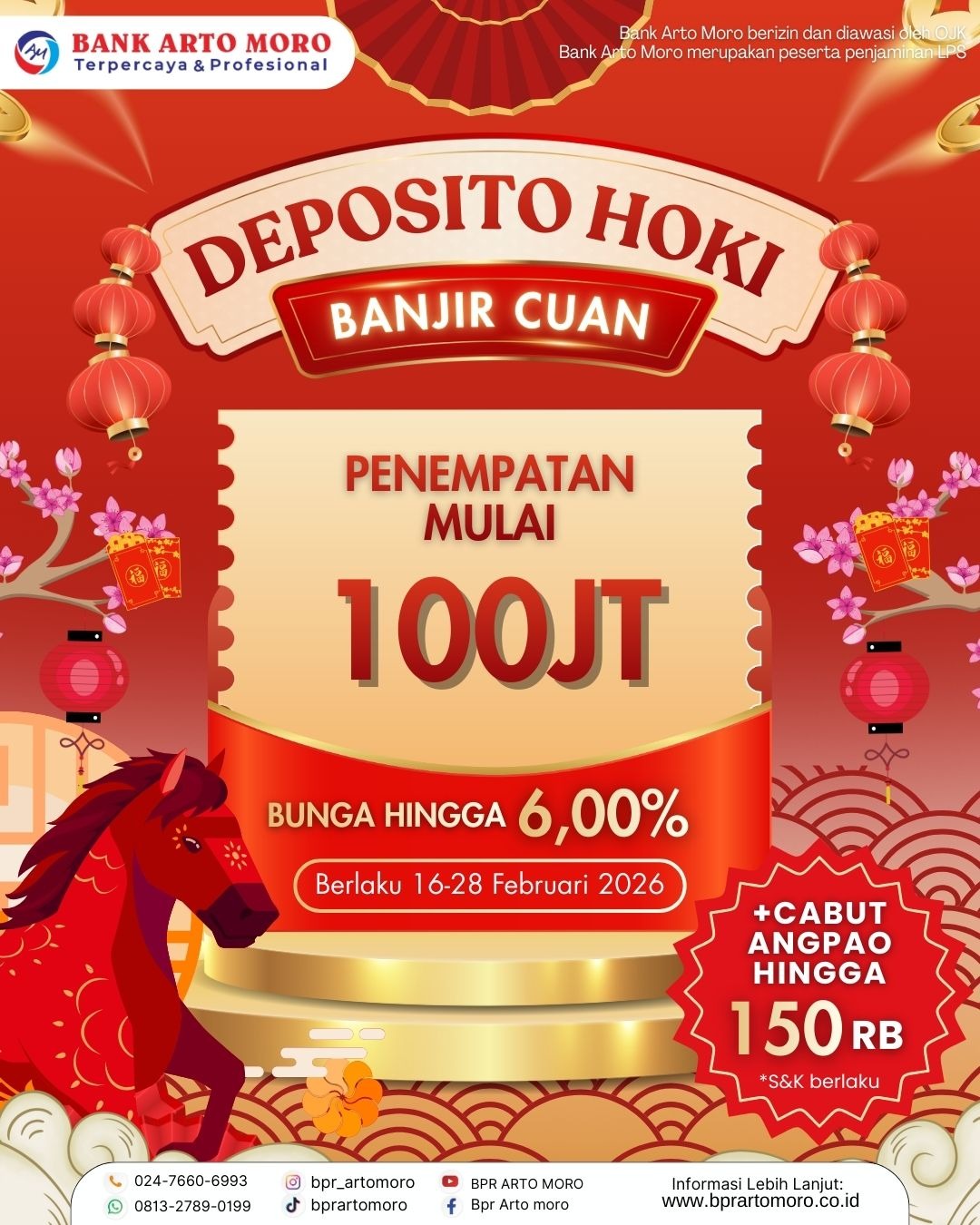 Deposito Hoki Banjir Cuan Bank Arto Moro