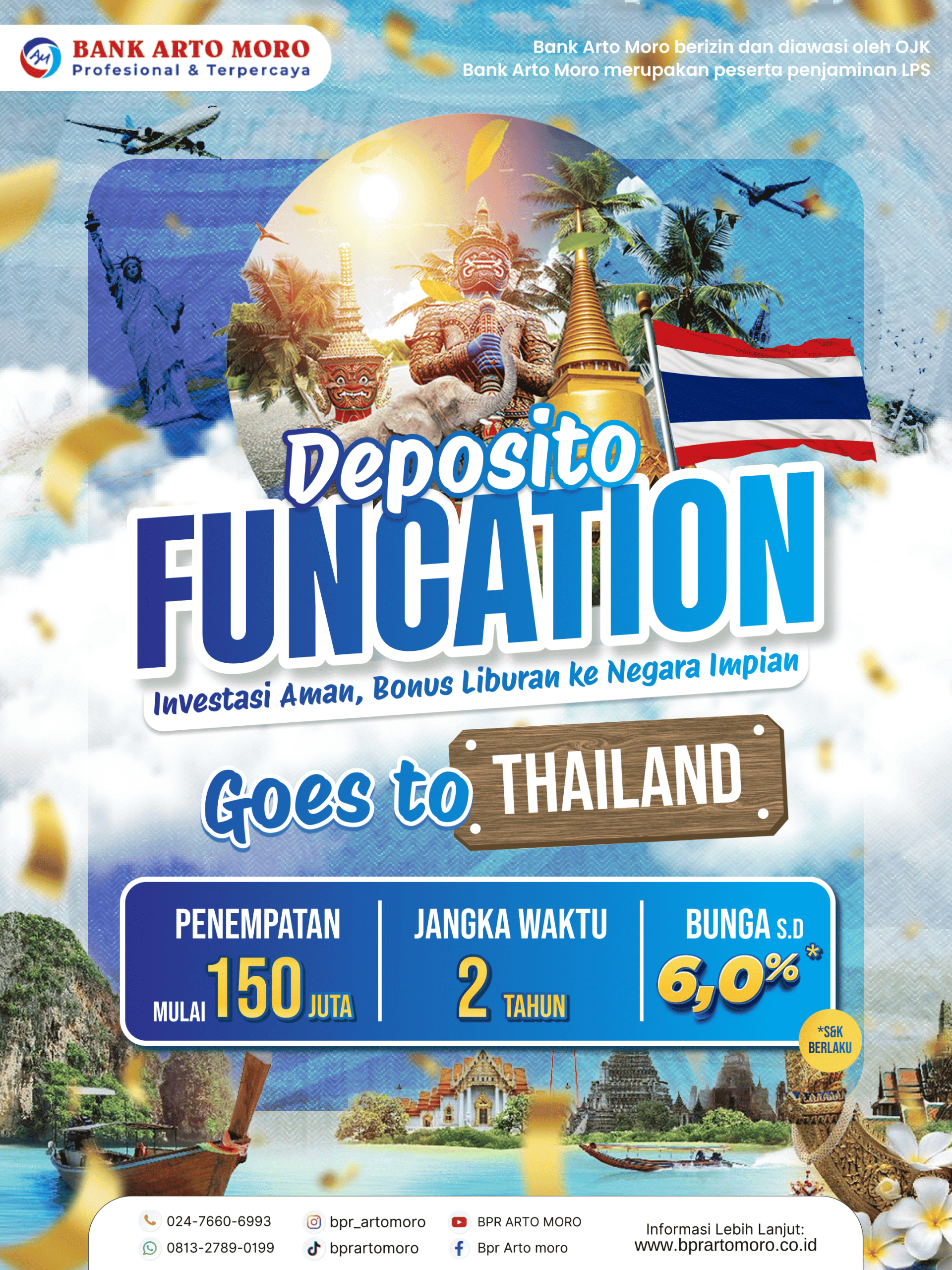 Deposito Funcation Bank Arto Moro Thailand 2026