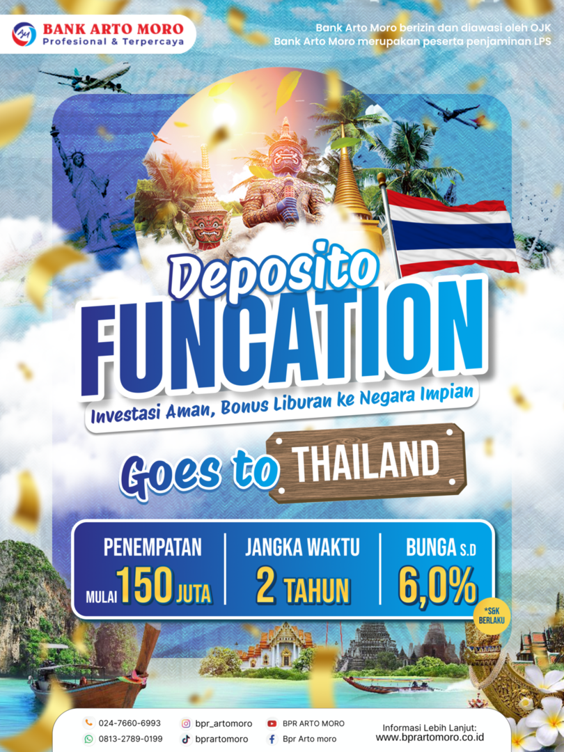 Deposito Funcation Bank Arto Moro Thailand 2026