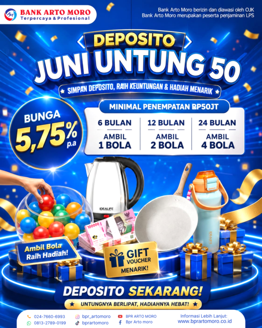 Deposito Juni Untung